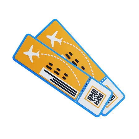 Boarding Pass  3D Icon