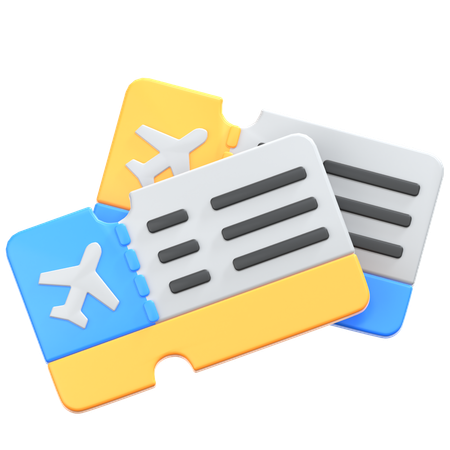 Boarding Pass  3D Icon