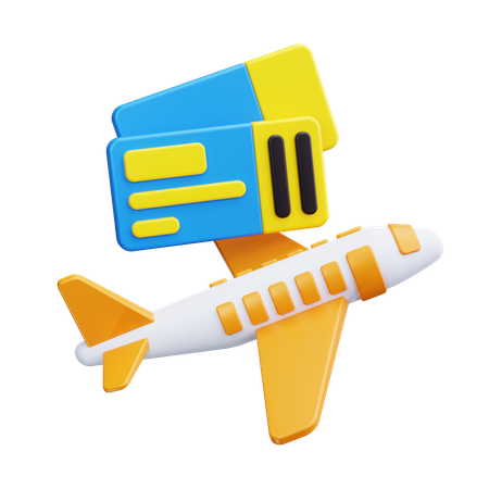 Boarding pass  3D Icon