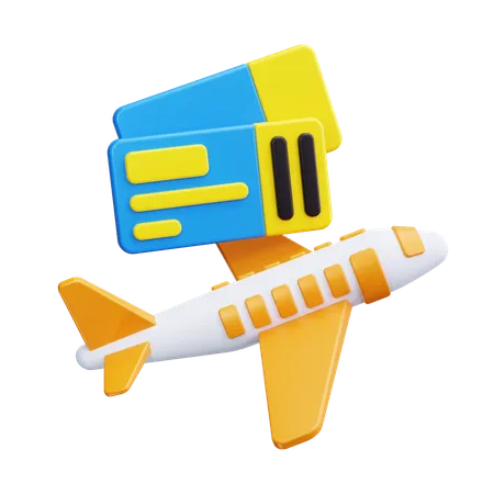 Boarding pass  3D Icon