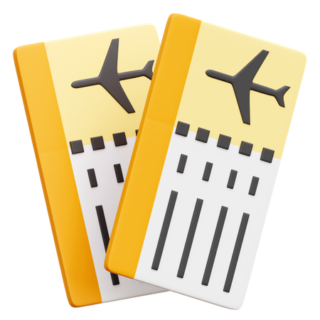 Boarding Pass  3D Icon