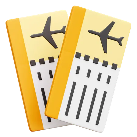 Boarding Pass  3D Icon