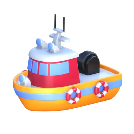 Boat 3 D Transportation Icon 3D Icon