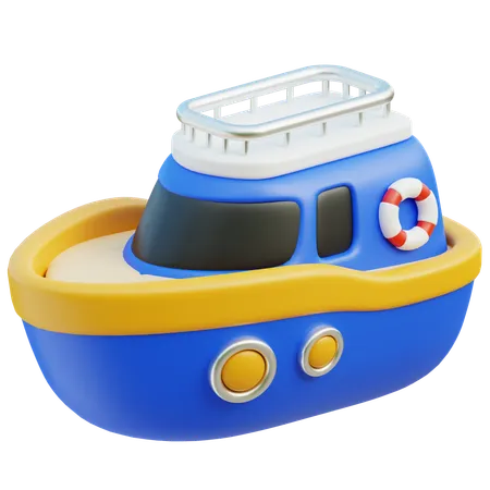 3 D Boat Vehicle Icon 3D Icon