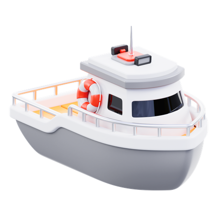 ボート  3D Icon