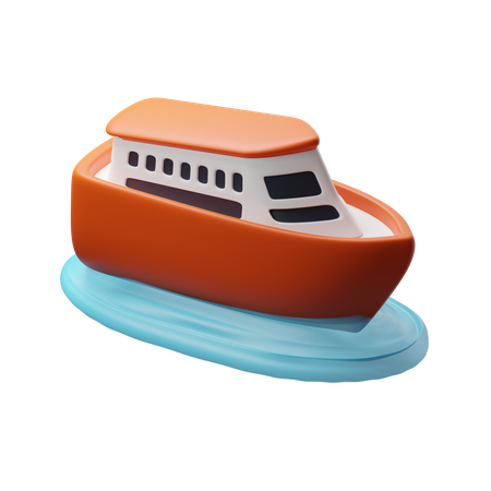 Boat  3D Icon