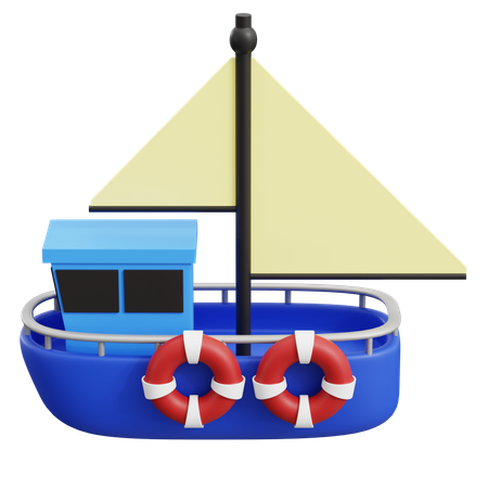 Boat  3D Icon