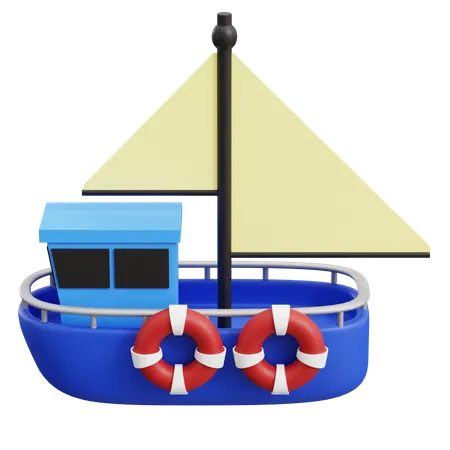 Boat  3D Icon