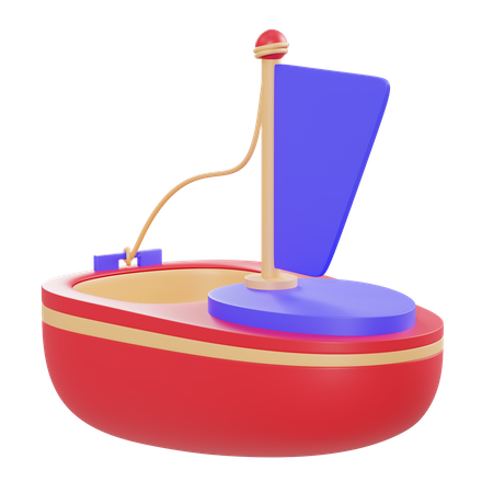 Boat  3D Illustration