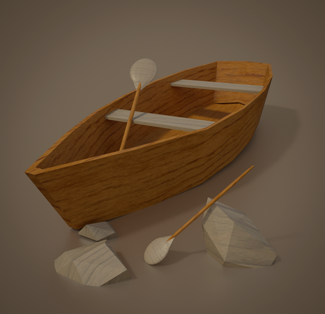 Boat  3D Illustration