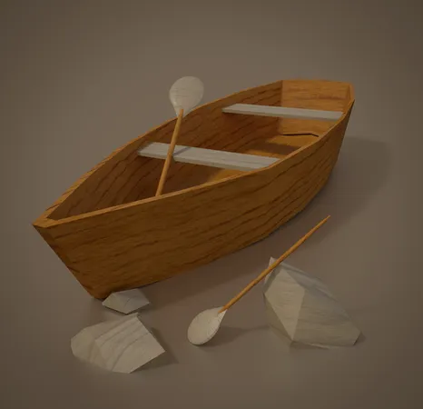 Boat  3D Illustration