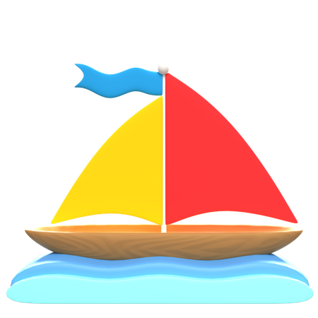 Boat  3D Illustration