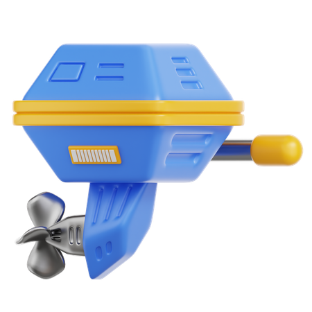Boat Engine  3D Icon