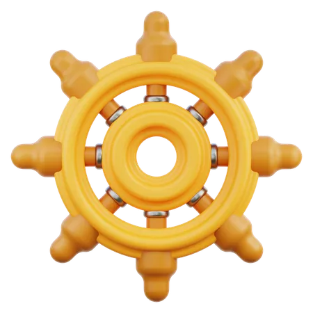 Boat Navigation  3D Icon