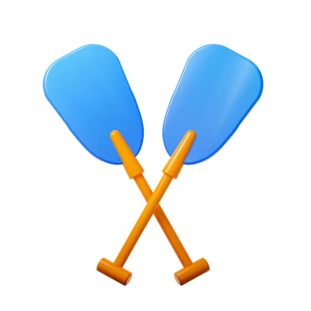 Boat Paddle  3D Icon