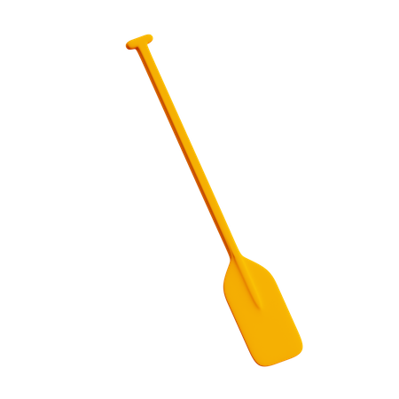 Boat Paddle  3D Illustration