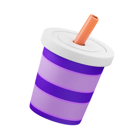 Boba drink  3D Icon