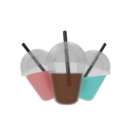 Boba Drink  3D Icon