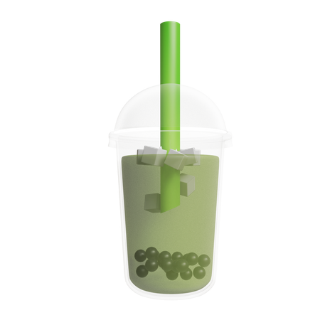 Boba Drink  3D Icon