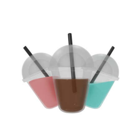 Boba Drink  3D Icon