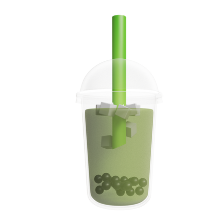 Boba Drink 3D Icon