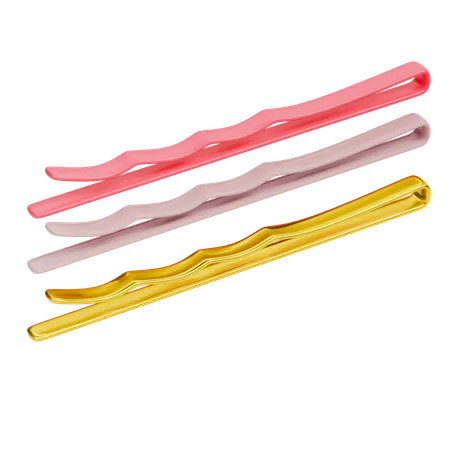 Bobby Pins  3D Icon