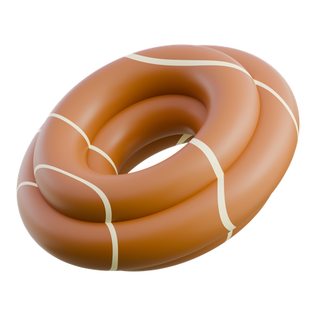 Salsicha artificial em espiral  3D Icon