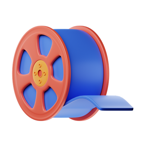 Bobine de film  3D Icon