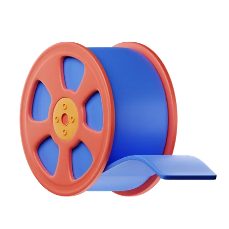 Bobine de film  3D Icon