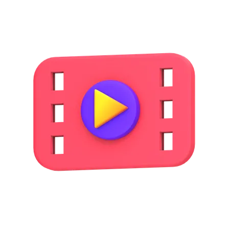 Bobine de film  3D Icon