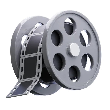 Bobine de film  3D Icon