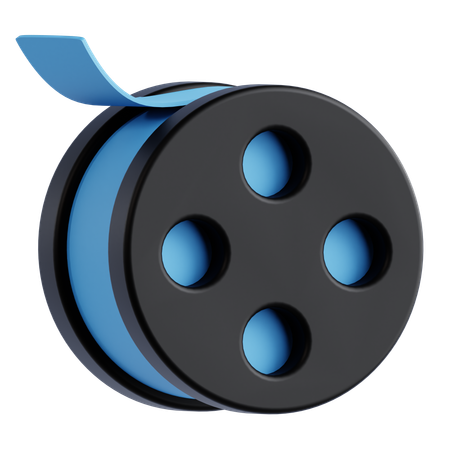 Bobine de film  3D Icon