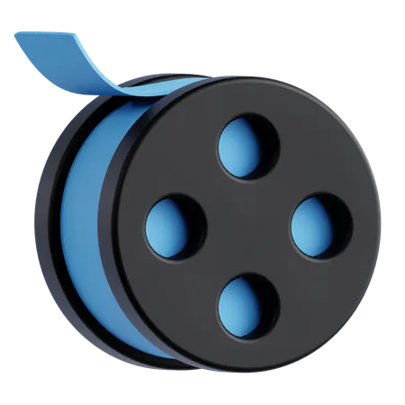 Bobine de film  3D Icon