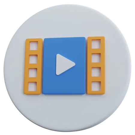 Bobine de film  3D Icon