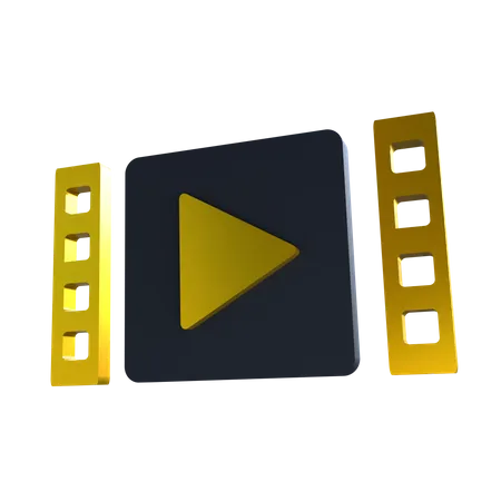 Bobine de film  3D Icon