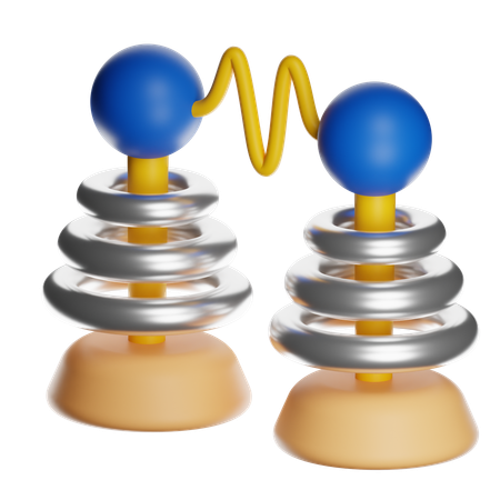 Bobine tesla  3D Icon