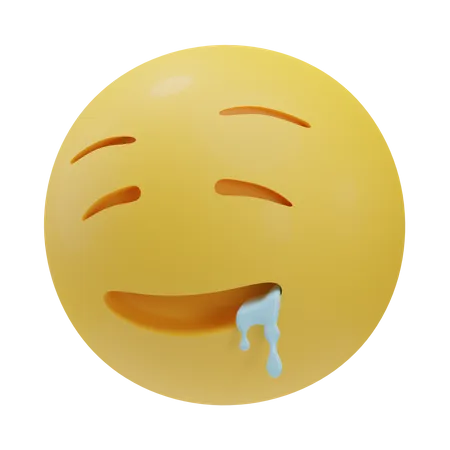 Boca de agua  3D Emoji