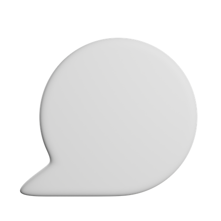 Burbuja de diálogo  3D Icon