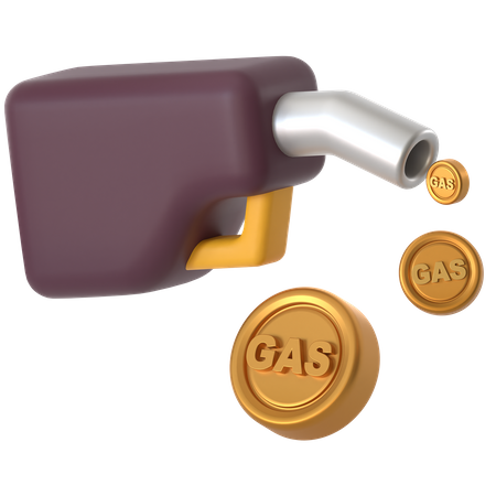 Taxa de gás  3D Icon