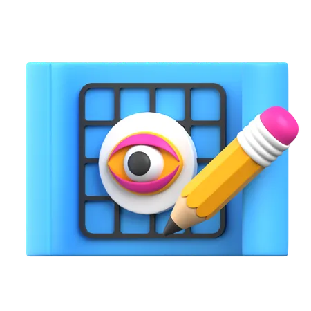 Bosquejo visual  3D Icon