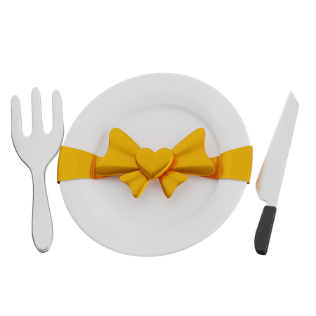 Comida de boda  3D Icon