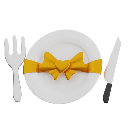 Comida de boda  3D Icon