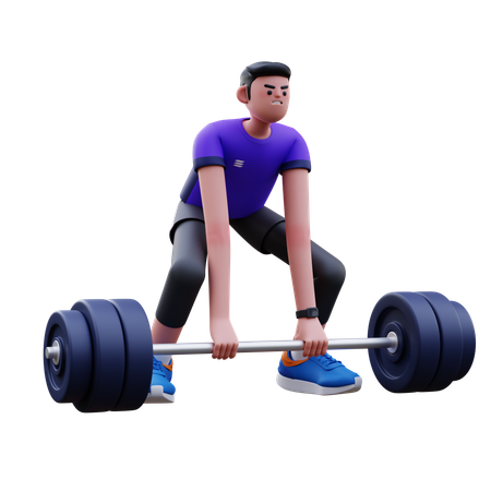 Body Building  3D Icon