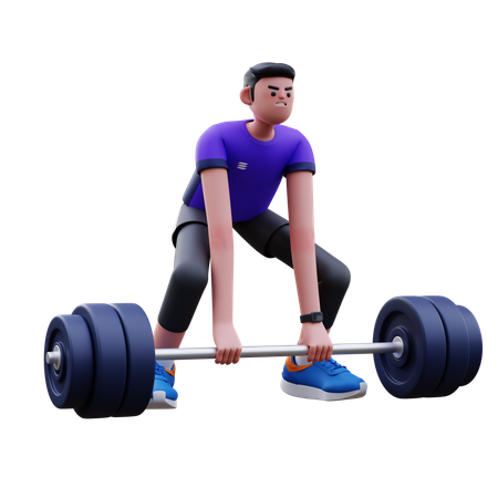 Body Building  3D Illustration