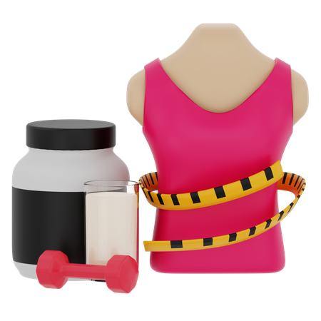 Corps de femme  3D Icon