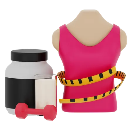 Corps de femme  3D Icon