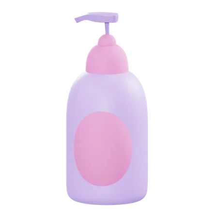 Body Lotion  3D Illustration