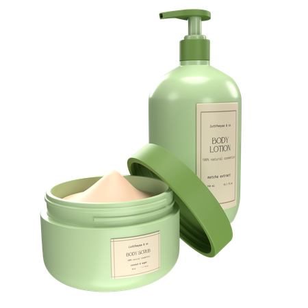 Body Lotion Body Scrub  3D Icon