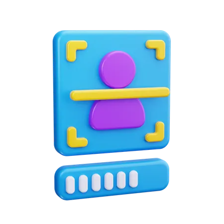 Body Scan  3D Icon