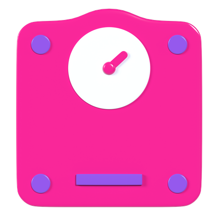 Body Weight Scale  3D Illustration